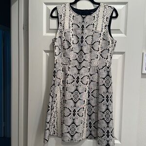 Nanette Lepore snake skin sleeveless dress